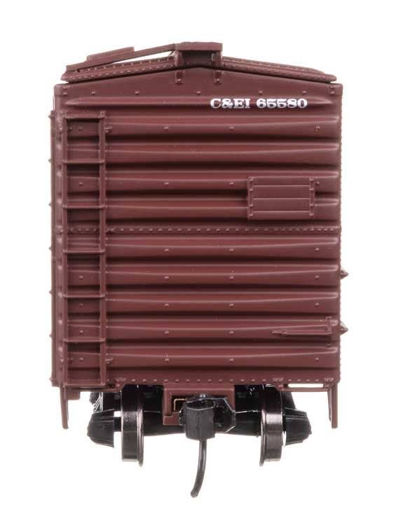 Walthers 910-45505 HO Chicago & Eastern Illinois 40' PS-1 Boxcar RTR #65580