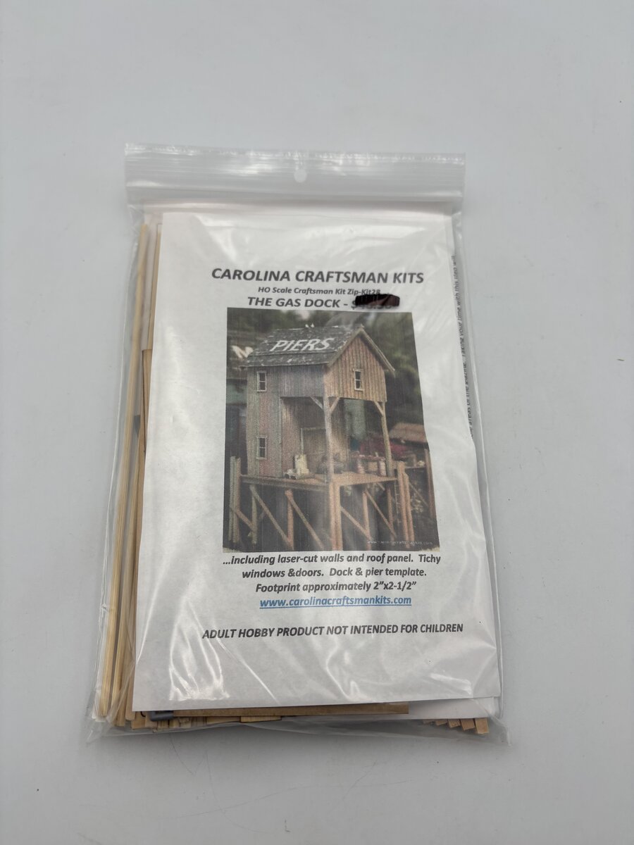 Carolina Craftsman HO Scale The Gas Dock Build Kit