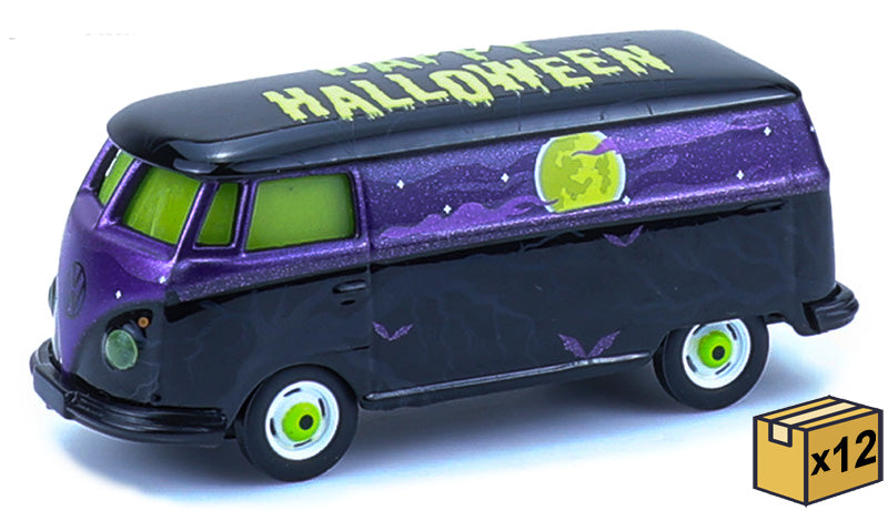 Greenlight Collectibles 30556-CASE 1:64 Spooky Night VW Type 2 Panel Van