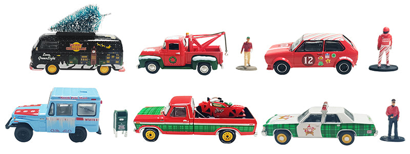 Greenlight Collectibles 30564-CASE 1:64 Christmas 2025 Limited Ed Release