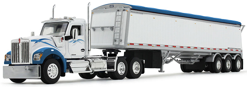 Die Cast Promotions 60-2177 1:64 Kenworth W990 Day Cab w/Hopper Trailer