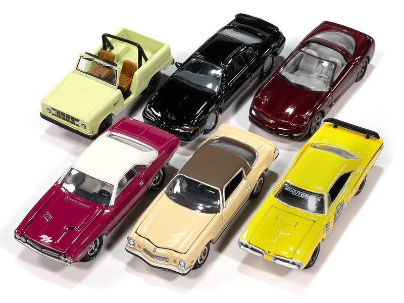 Johnny Lightning JLCG033-B-CASE 1:64 Classic Gold - 2025 Release 1B (Set of 6)