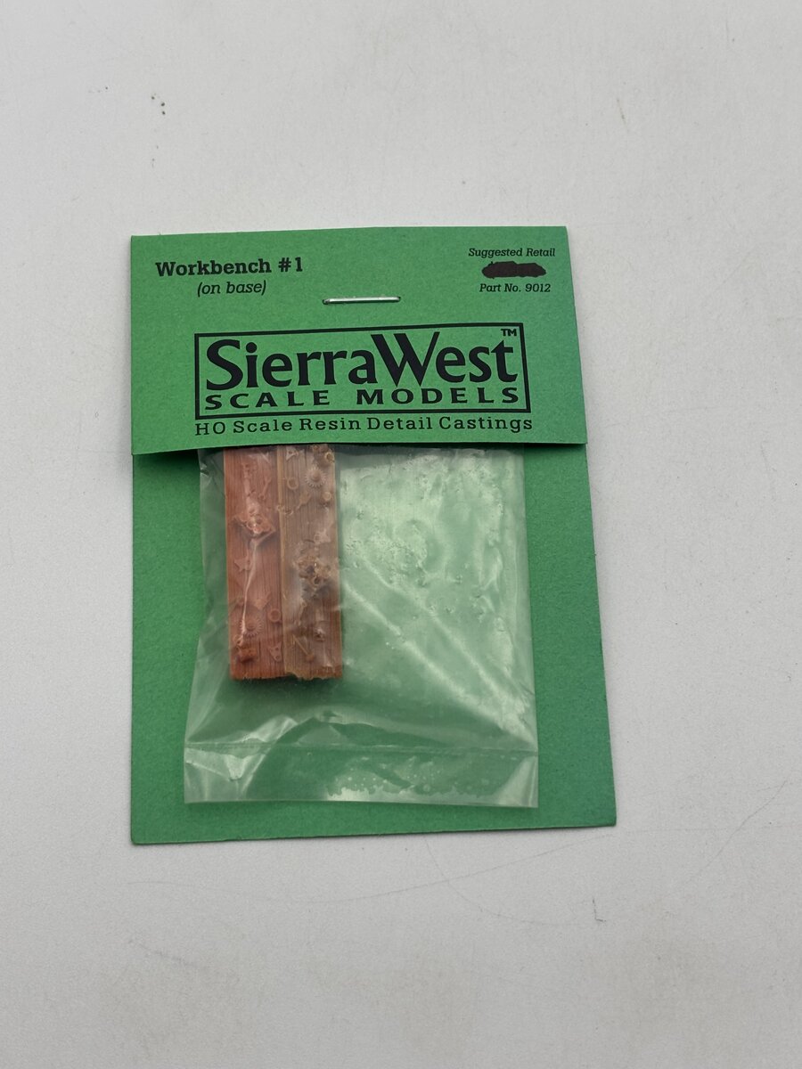 Sierra West 9012 HO Scale Workbench #1 (On Base)