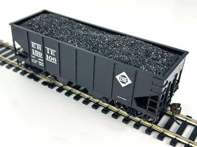 English's Model Railroad Supply 1571 HO Bachmann Hopper Coal Load (Pack of 2)