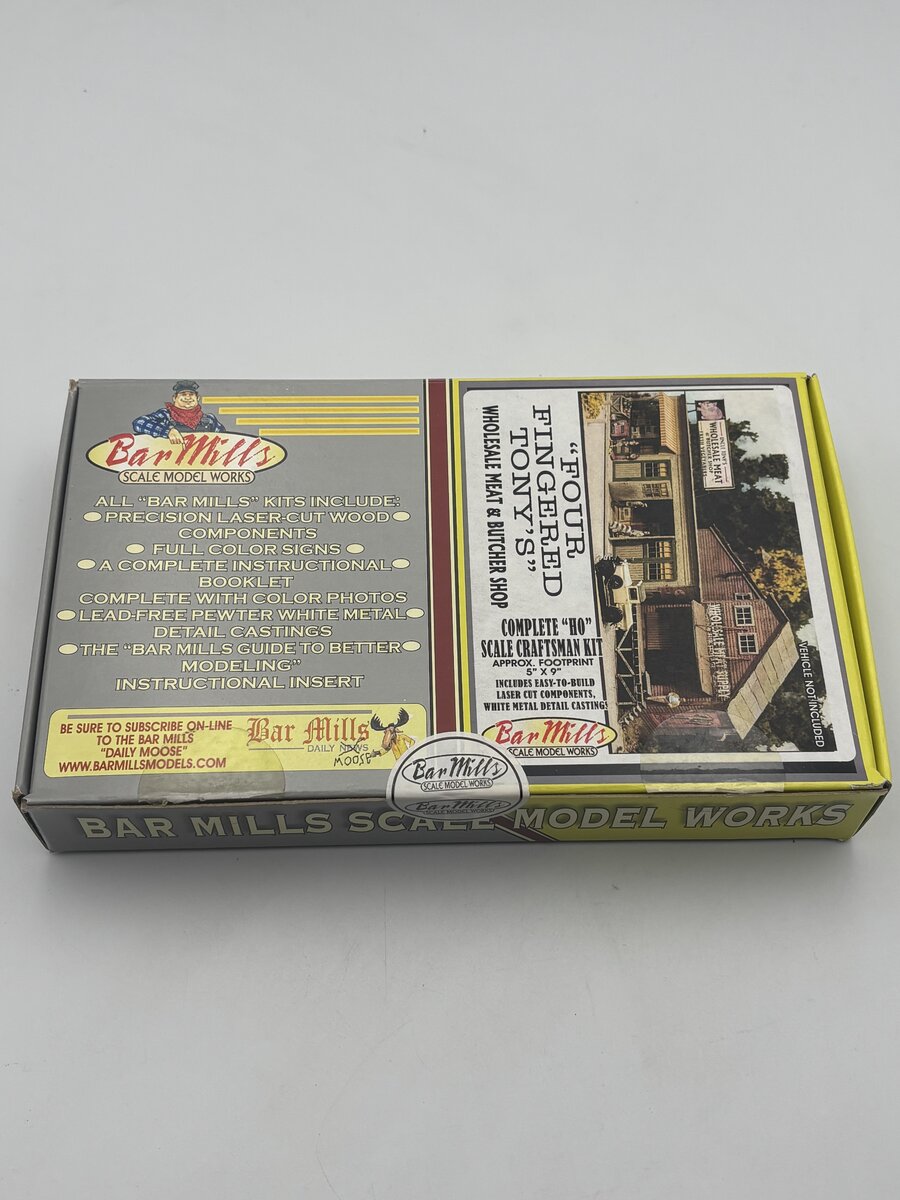 Bar Mills 0112 HO Scale "Four Fingered Tony's" Build Kit