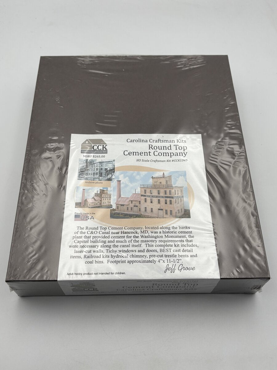 Carolina Craftsman CCK1345 HO Scale Round Top Cement Company Build Kit