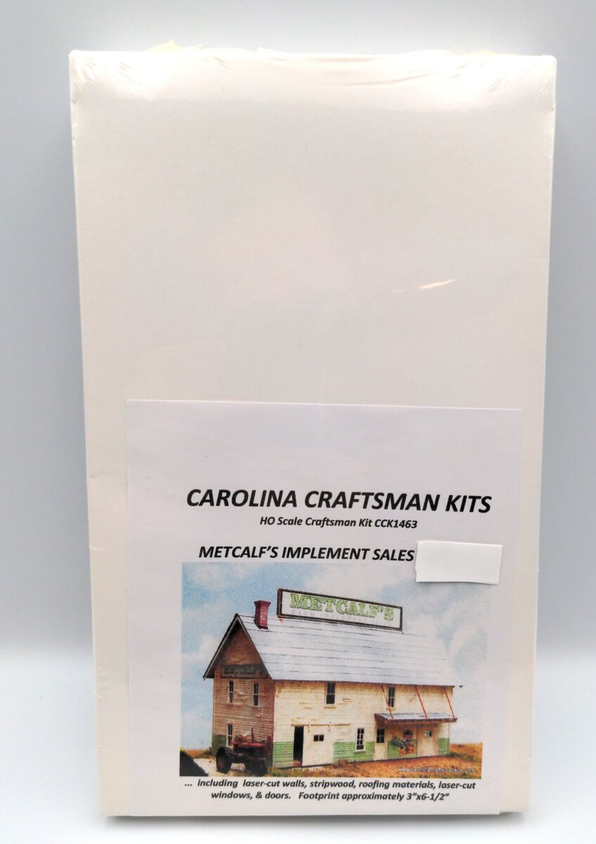 Carolina Craftsman CCK1463 HO Metcalf's Implement Sales Building Kit
