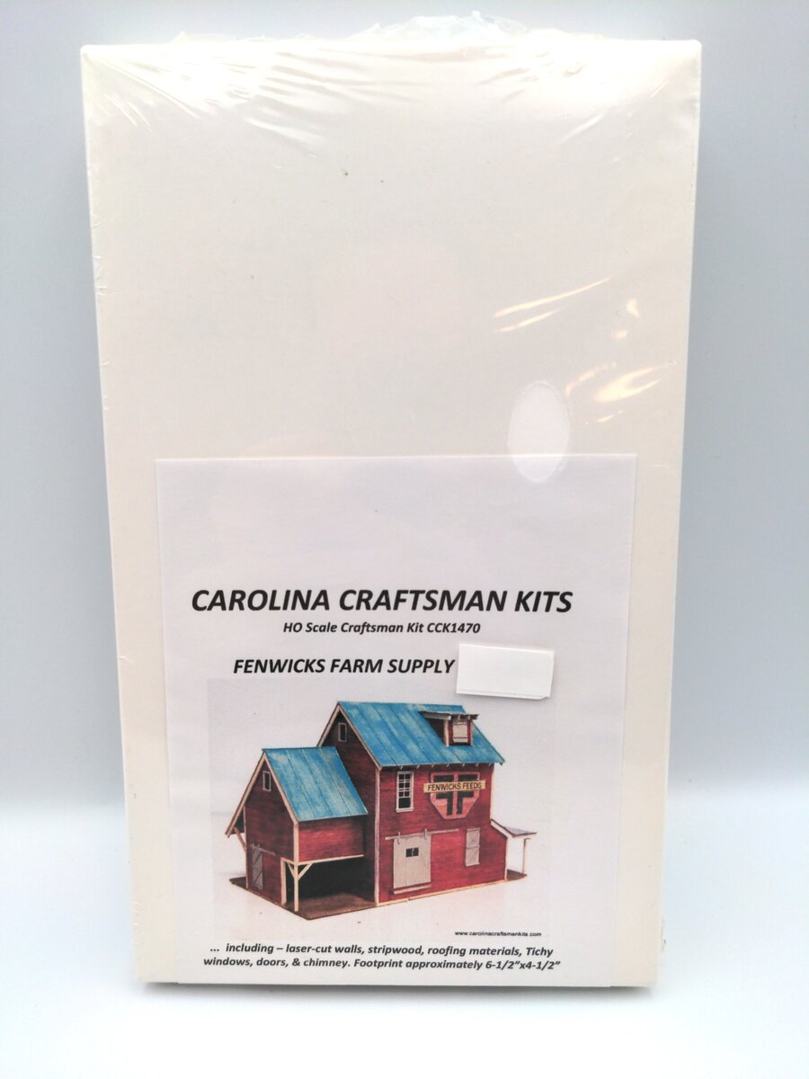 Carolina Craftsman CCK1470 HO Fenwick's Farm Supply Building Kit