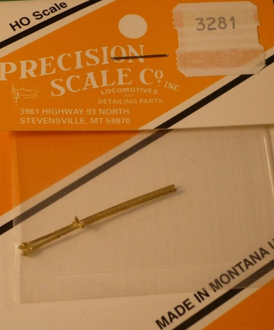 Precision Scale 3281 Dual Air Hose With Bracket for Pilot Brass Part (Pack of 2)