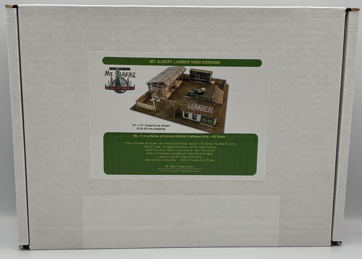Mt. Albert K-11 HO Scale Mt. Albert Lumber Yard Diorama Build Kit