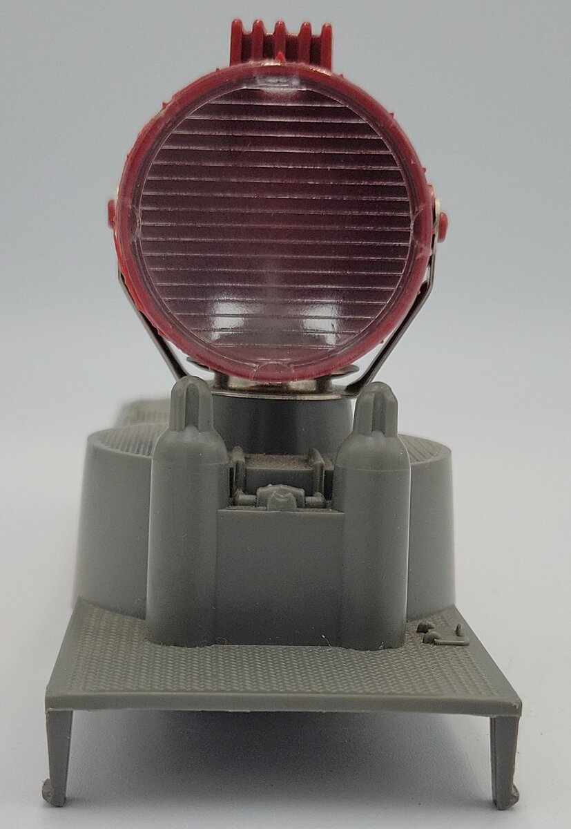 Lionel 6812-5 Gray Track Maintenance Platform w/ Maroon Searchlight Assembly
