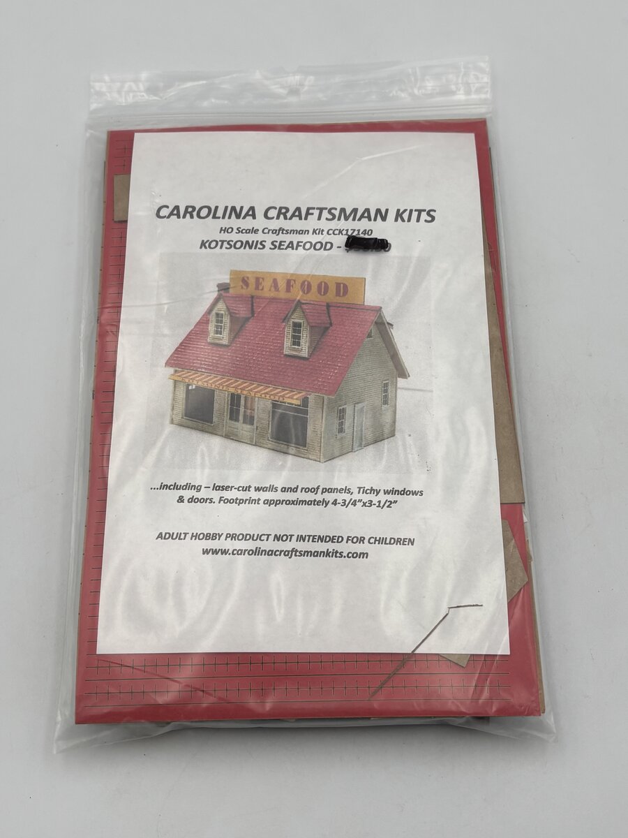 Carolina Craftsman CCK17140 HO Scale Kotsonis Seafood Build Kit