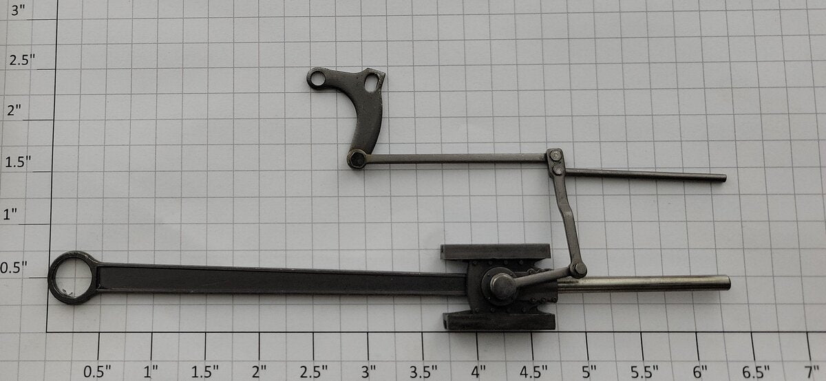 MTH EC-1510005 One Gauge Hudson 4-6-4 Blackened RH Main Rod & Crosshead Guide