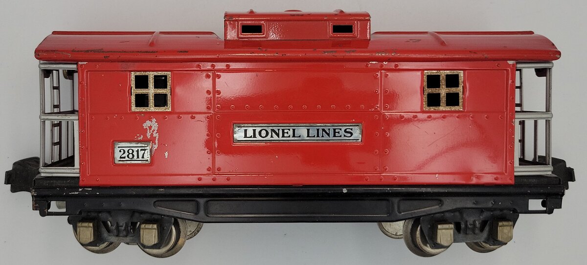 Lionel 2817 O Gauge Vintage Prewar Lionel Lines Tinplate Caboose #2817