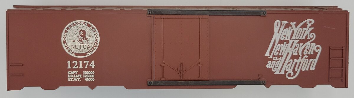 KMT 12174-2 O Gauge TCA NYNH & H Boxcar Shell with Sliding Plug Doors #12174