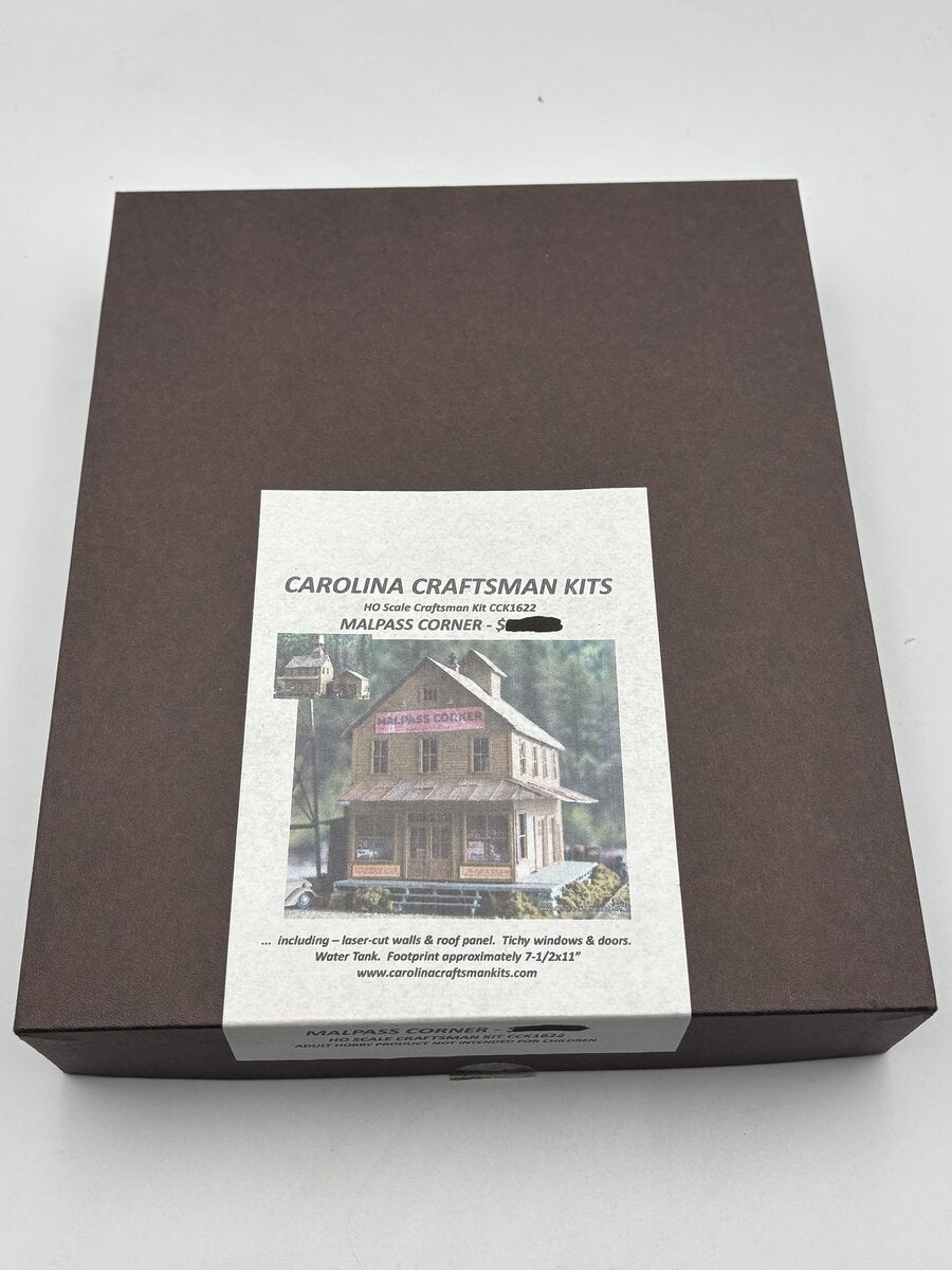 Carolina Craftsman CCK1622 HO Scale Malpass Corner Build Kit