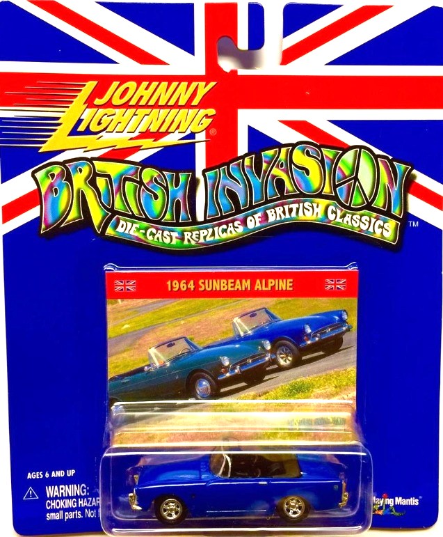 Playing Mantis 236-02 1:64 Johnny Lightning British Invasion1964 Sunbeam Alpine