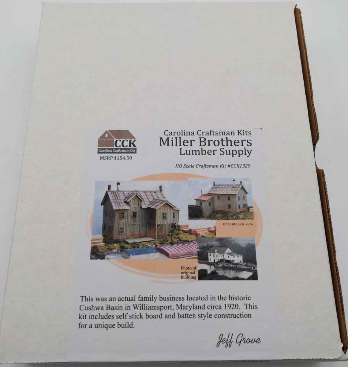 Carolina Craftsman CCK1329 HO Scale Miller Brothers Lumber Supply Building Kit