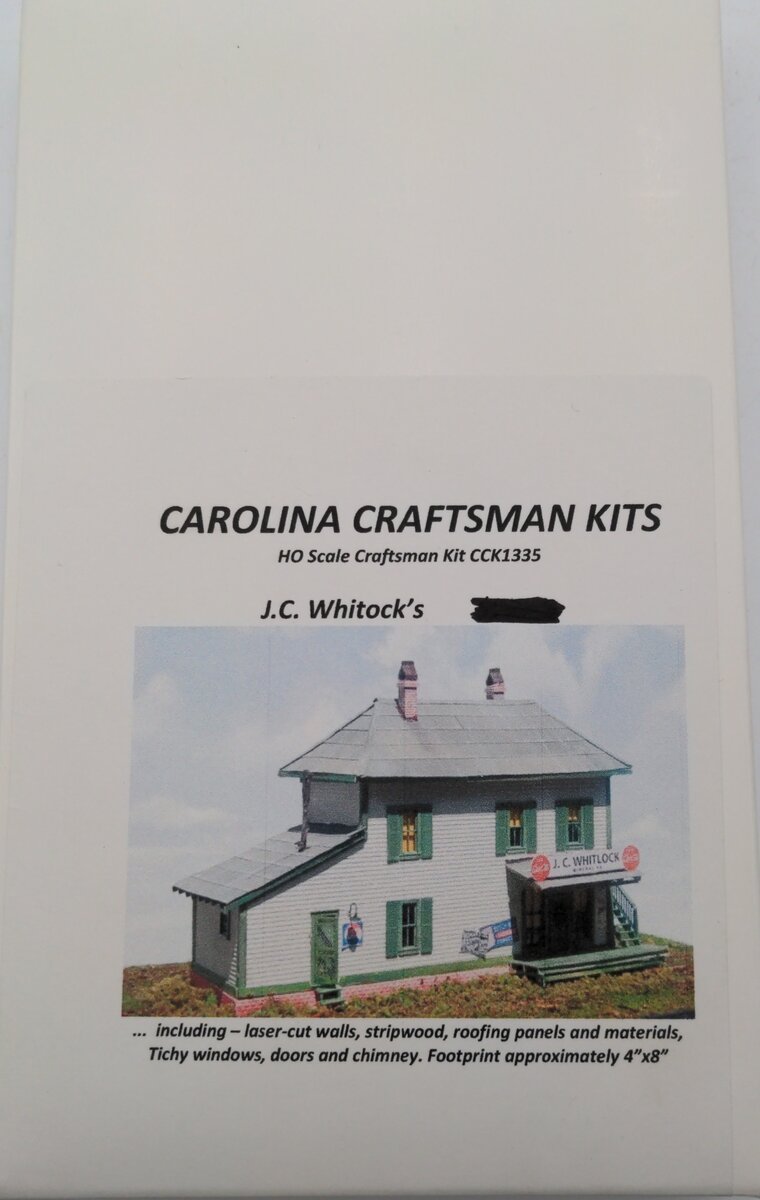 Carolina Craftsman CCK1335 HO Scale J.C Whitock's Building Kit