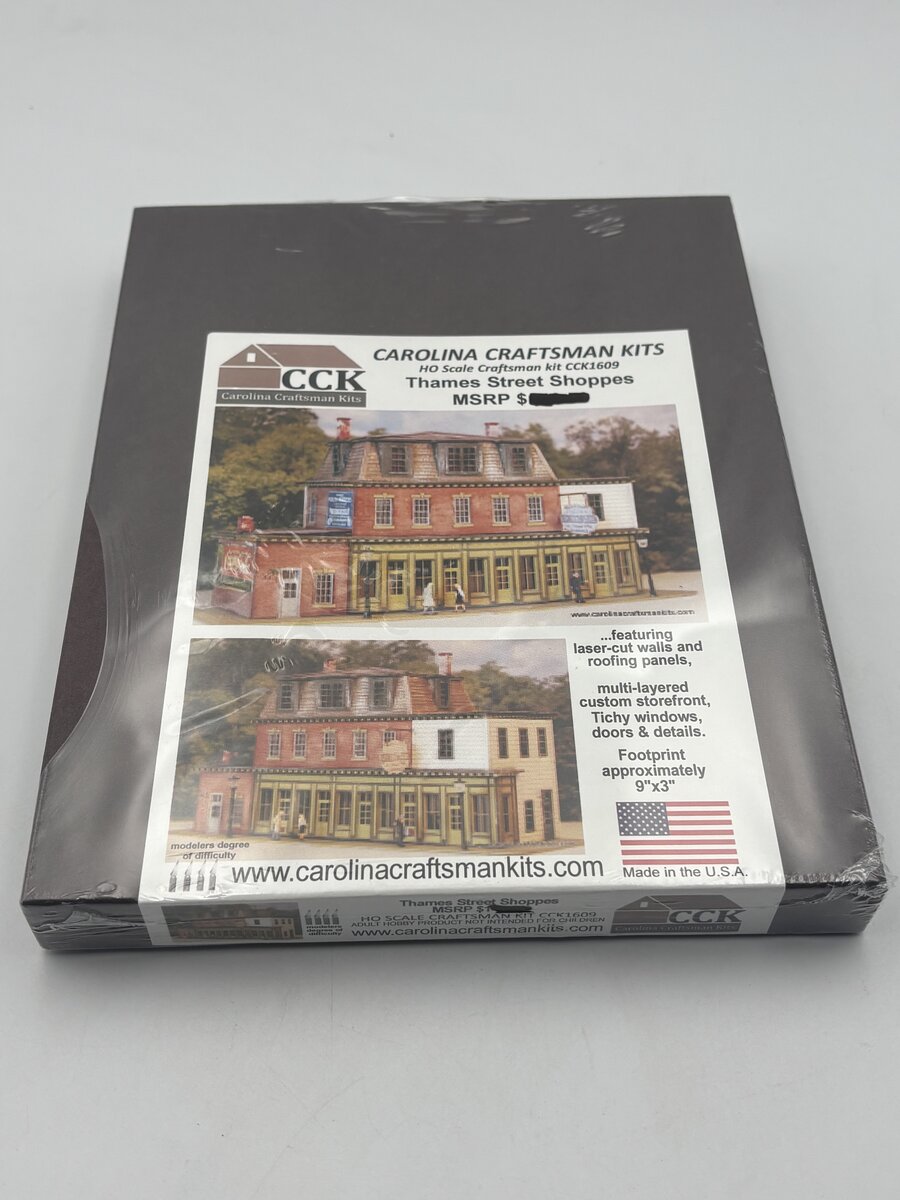 Carolina Craftsman CCK1609 HO Thames Street Shoppes Build Kit