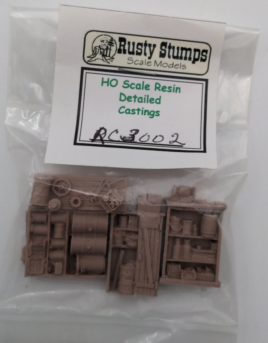 Rusty Stumps RC3002 HO Resin Detailed Castings