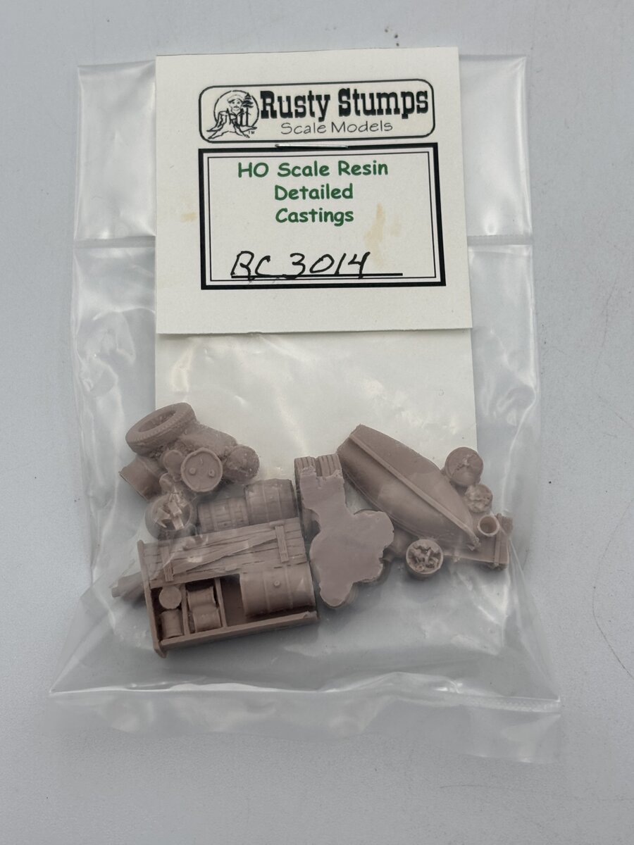 Rusty Stumps RC3014 HO Junk & Shelf Resin Detailed Casting