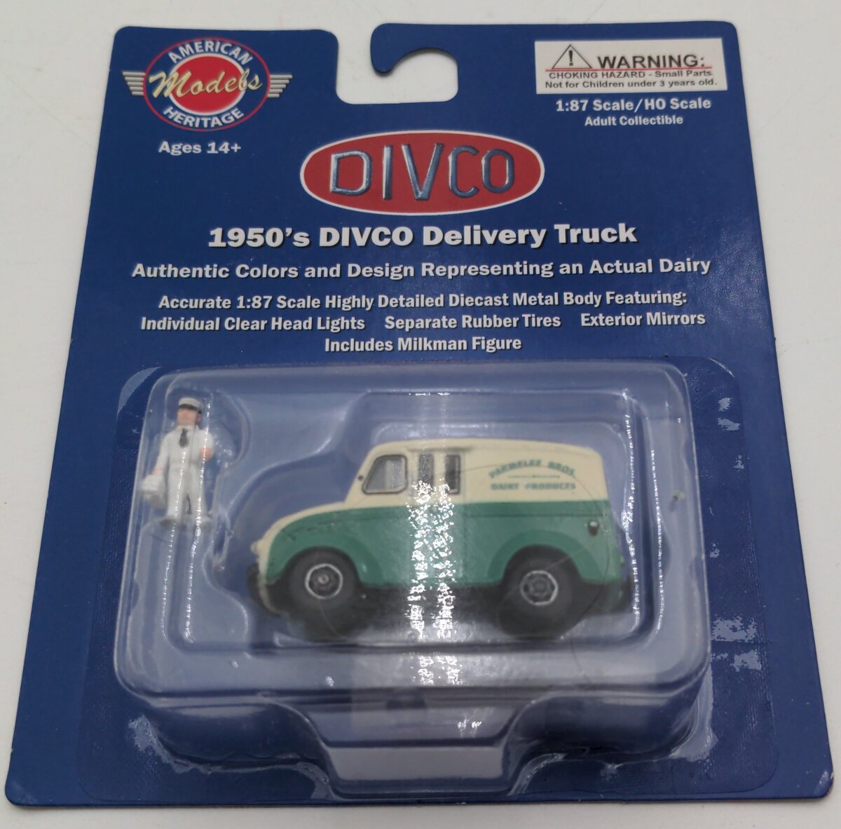 AHM 87-005 American Heritage Models 1950's HO Divco Delivery Truck