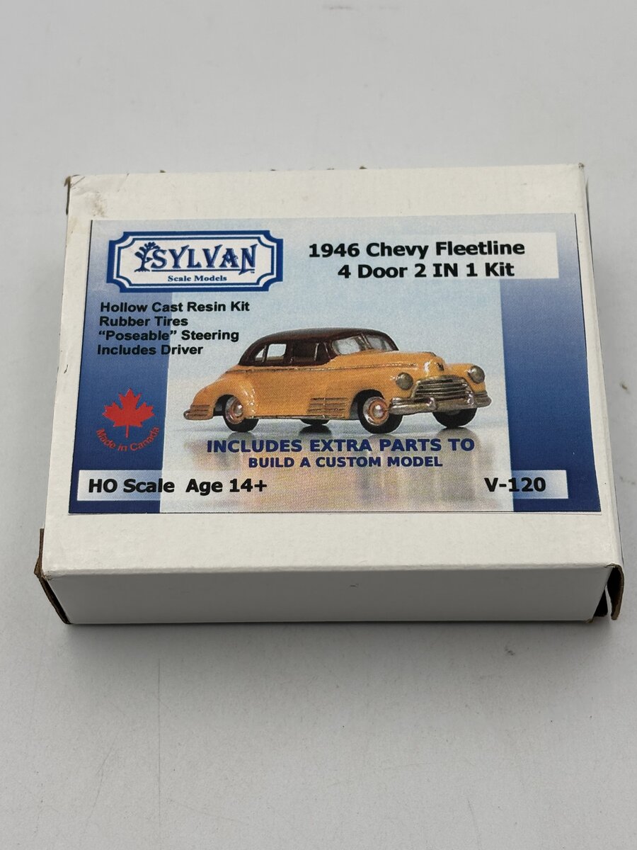 Sylvan Scale Models V-120 HO 1946 Chevy Fleetline Kit