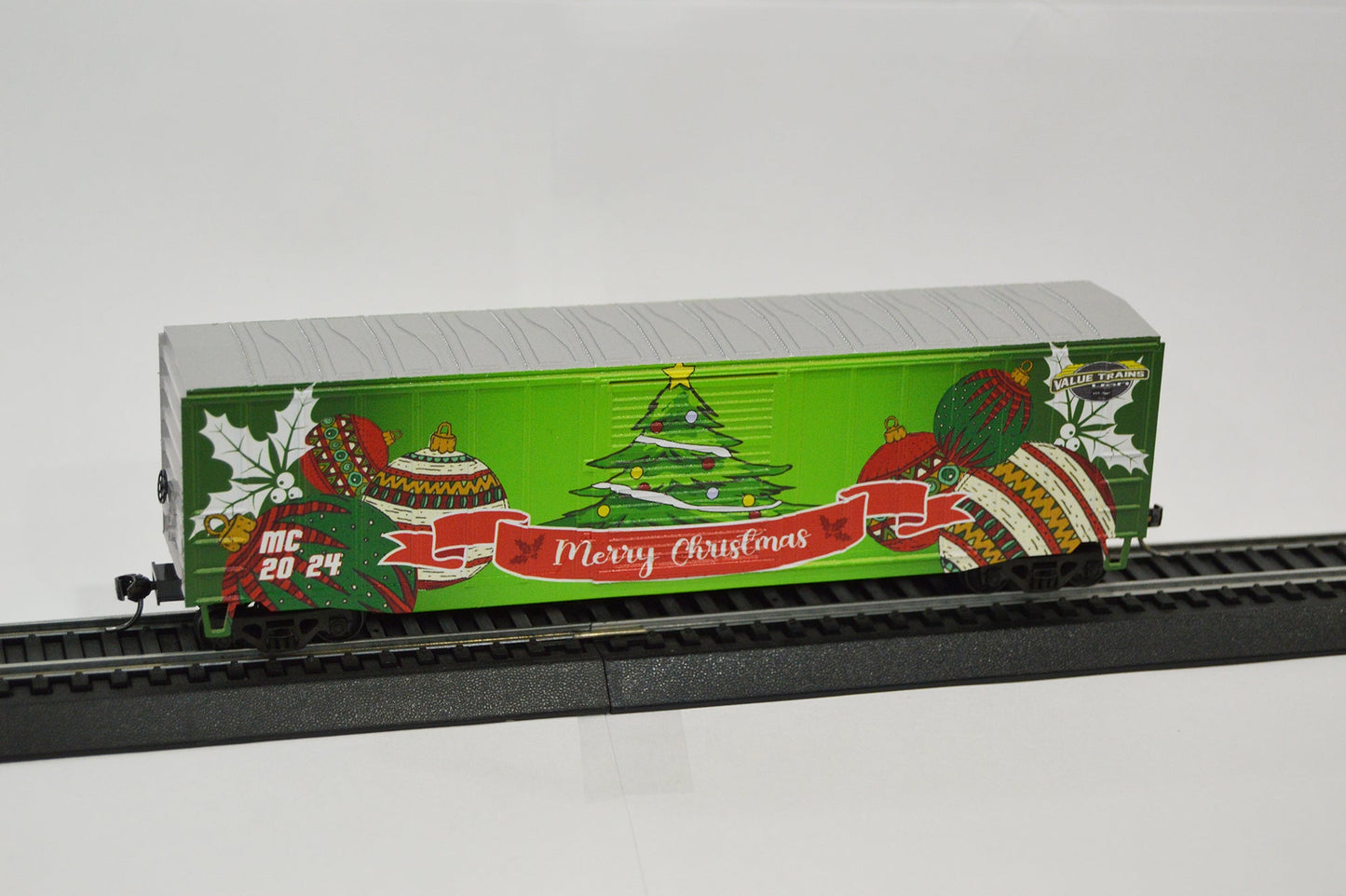 Value Trains USA 10106 HO Ornament Scheme 50’6” ACF Boxcar #MC2024