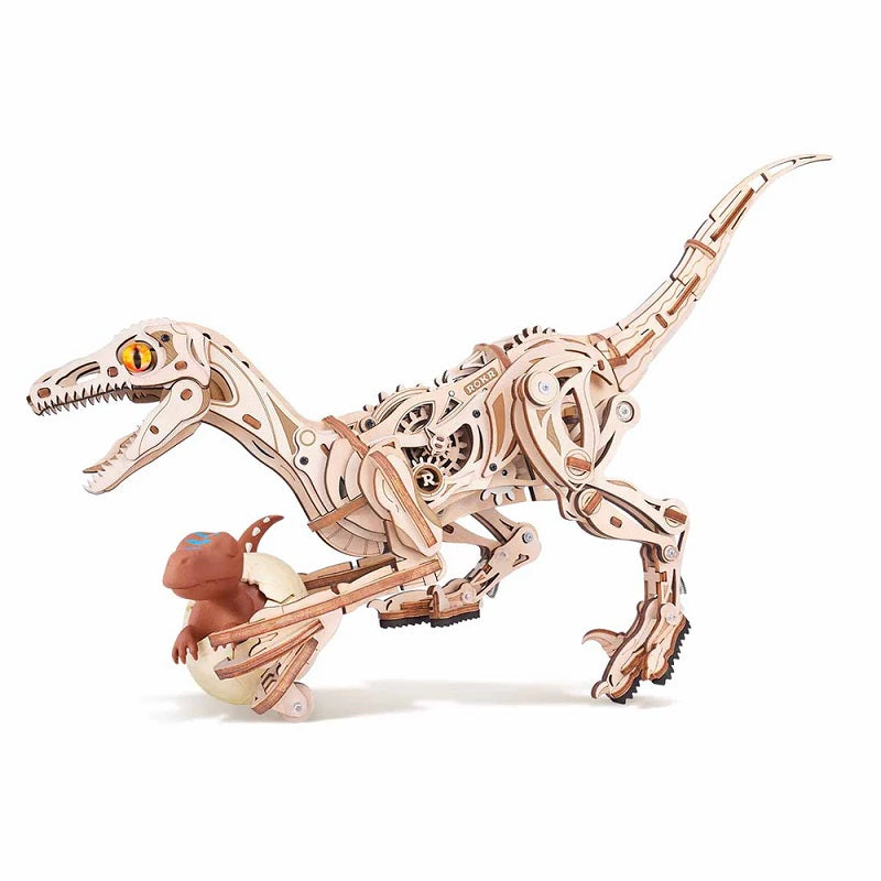 Robotime LD01 ROKR Velociraptor Mechanical 3D Wooden Puzzle