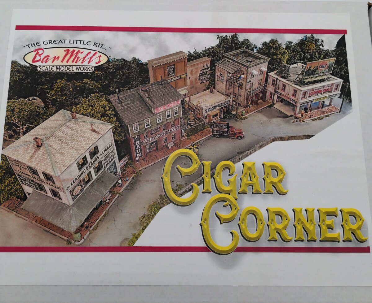 Bar Mills HO Cigar Corner Building Kit