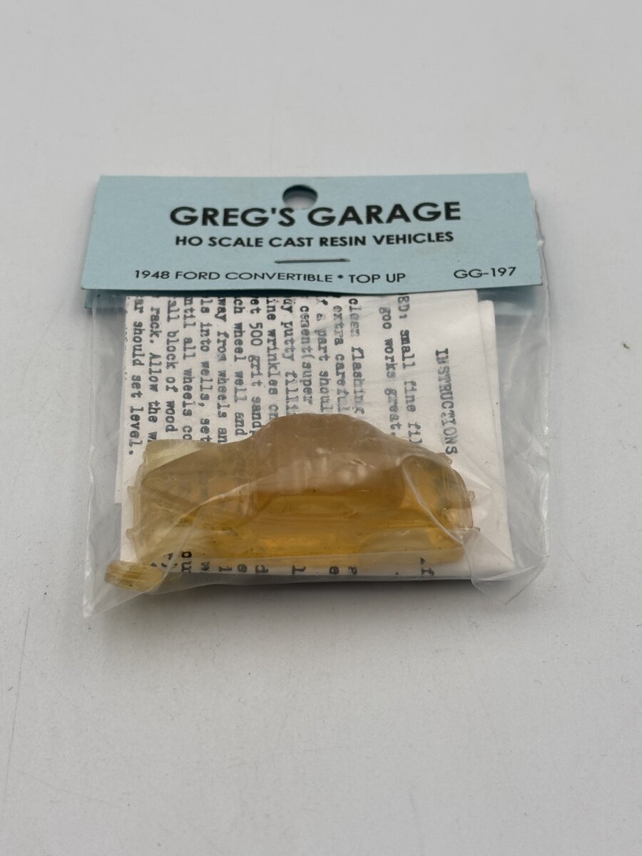 Greg's Garage GG-197 HO 1948 Ford Convertible Top Up Kit