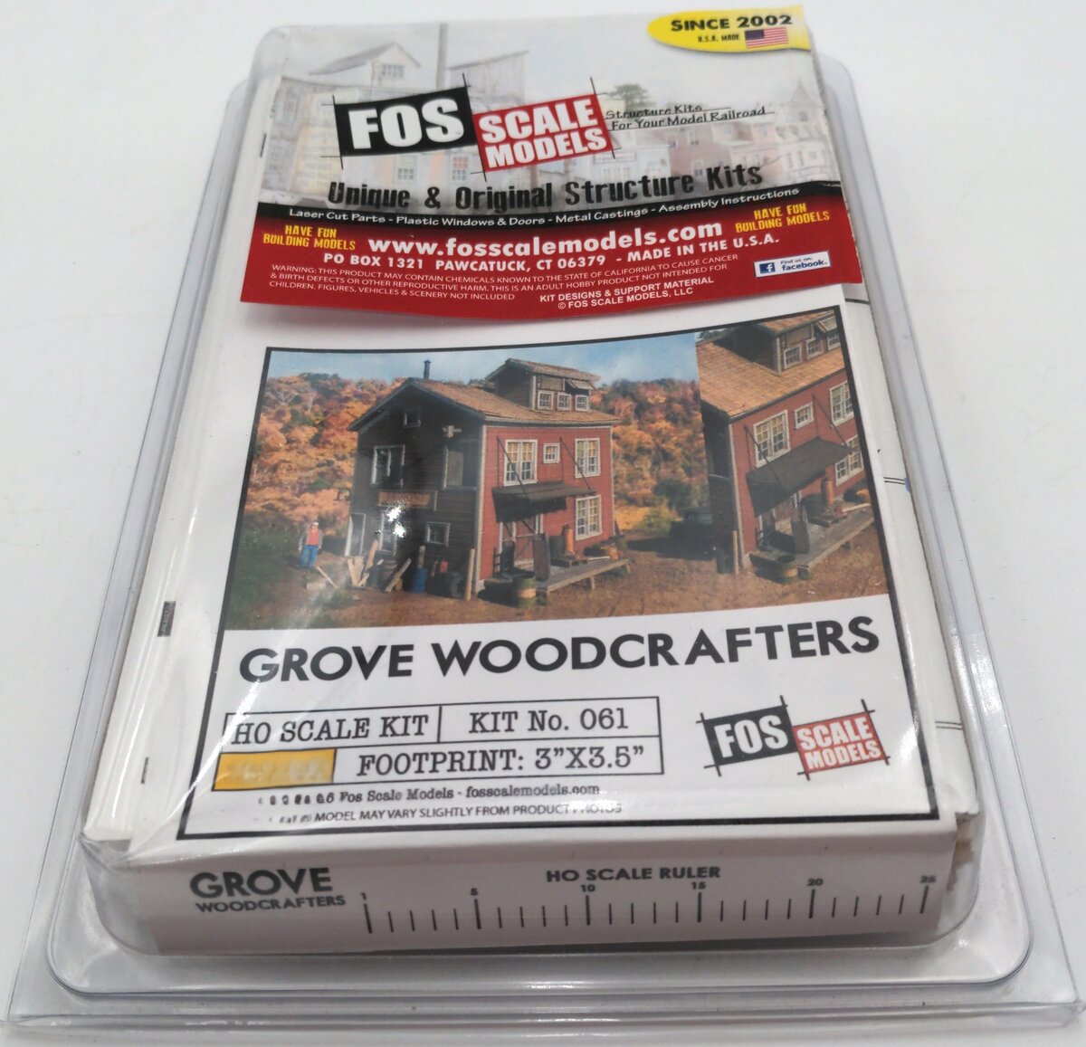 FOS Scale Models 061 HO Grove Woodcrafters