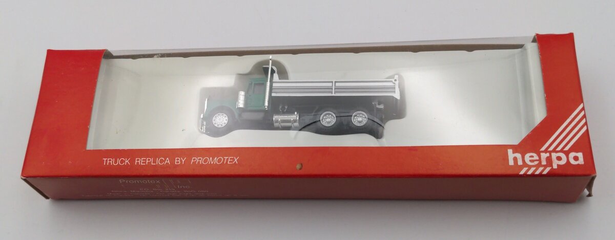 Herpa HO Scale Green Cab Dump Truck 6252 – Trainz