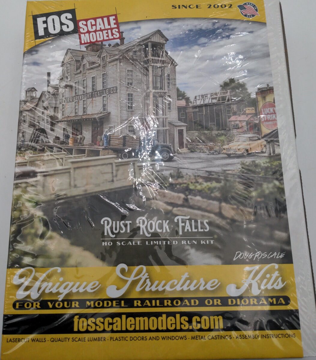 FOS Scale Limited 260 HO Rust Rock Falls Building Kit