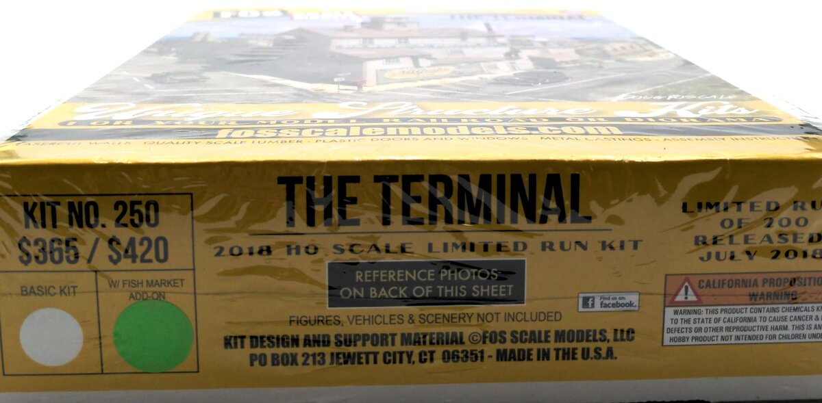 FOS Scale Limited 250 HO The Terminal W/ Fish Market Add On Building Kit
