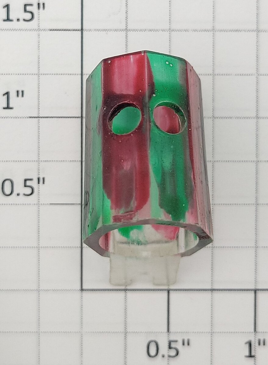 American Flyer PA10038-R S Scale Red & Green Switch Lens with Holes