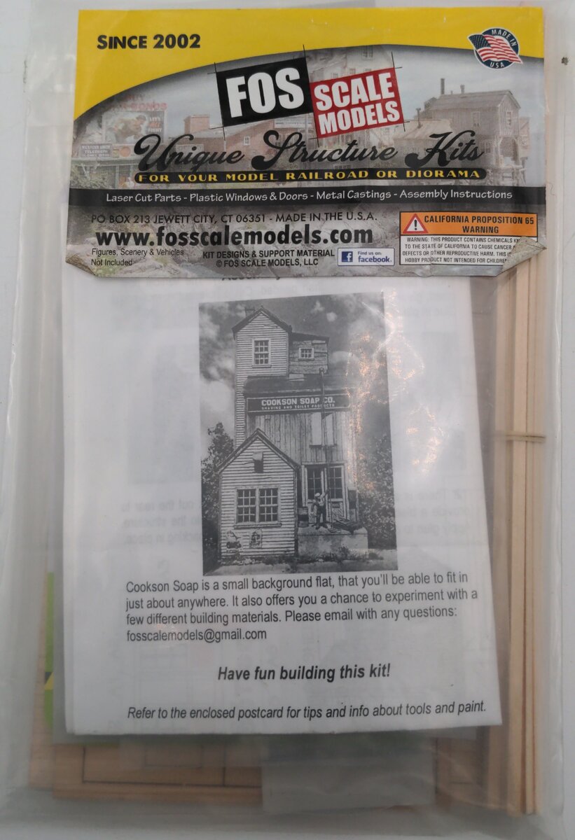 FOS HO Cookson Soap Co. Building Kit