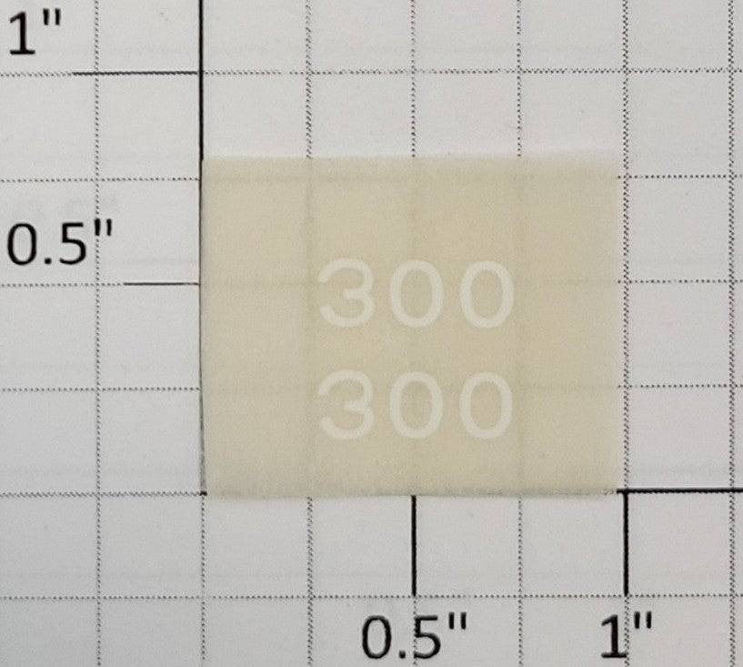 American Flyer TRS300W White Thin Lettering Dry Transfer Decal #300 (Set of 2)