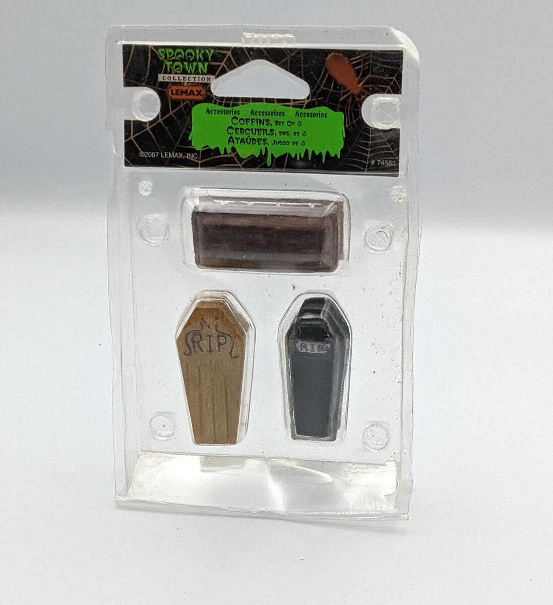 Lemax 74583 O Scale Spooky Town Coffins (Set of 3)