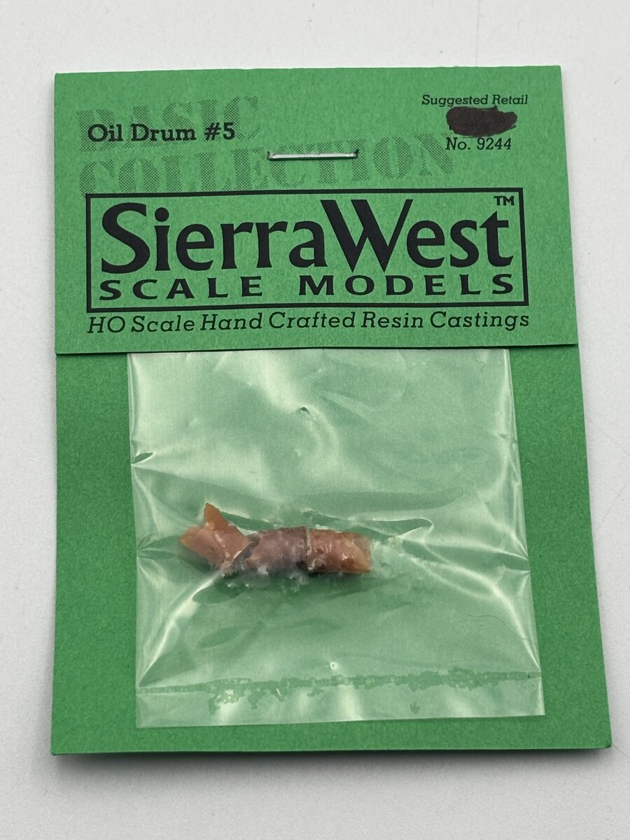 Sierra West 9244 HO Oil Drum #5 Resin Casting
