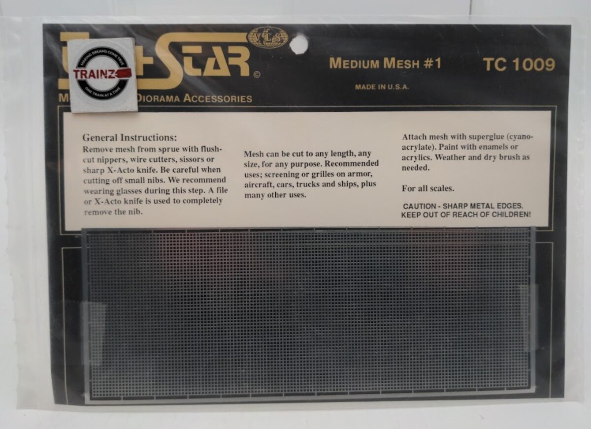 Techstar TC1009 All Scale Photo-Etched Fine Medium # 1 Metal Detail Model Parts