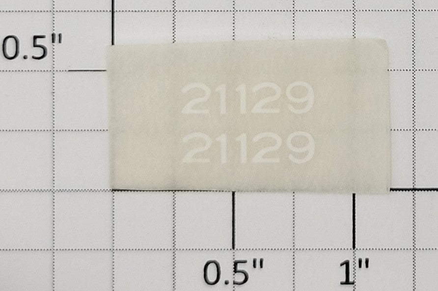 American Flyer TRS21129W Thin White Lettering Dry Transfer Decal #21129
