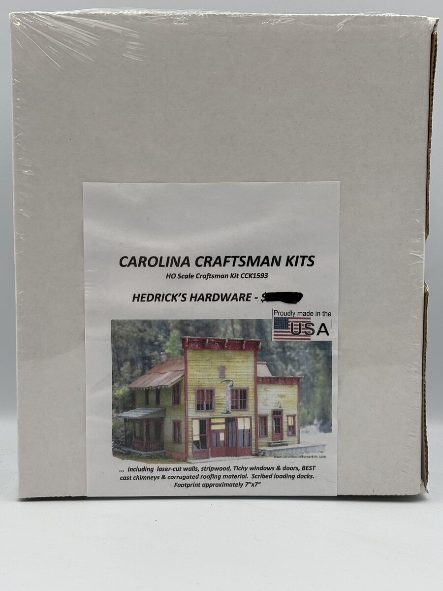 Carolina Craftsman CCK1593 HO Hedrick's Hardware Build Kit