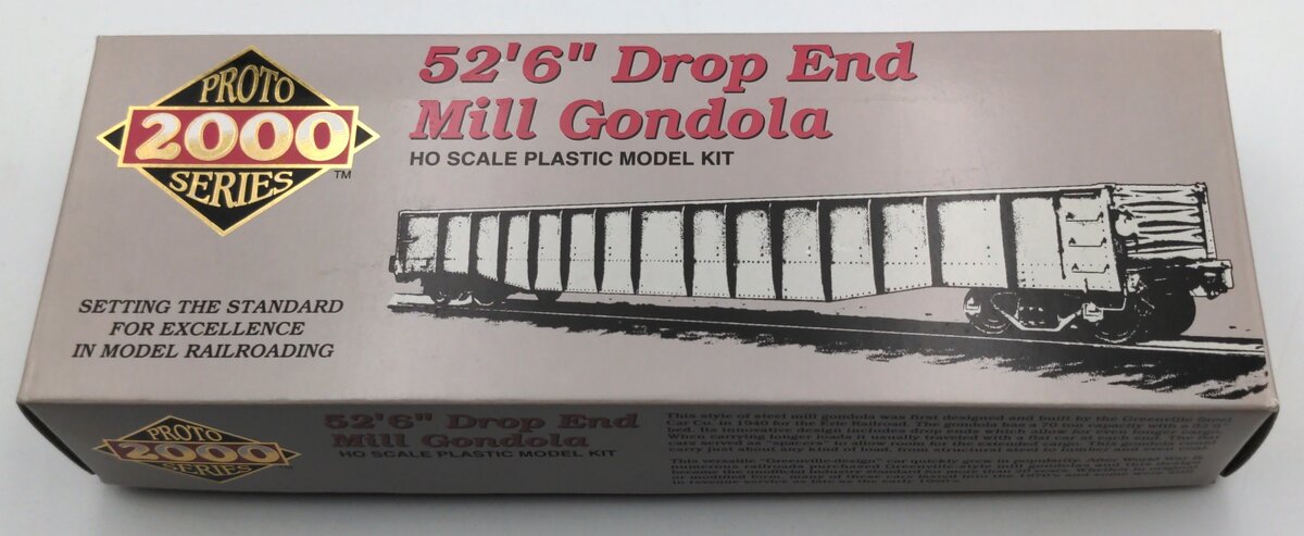 Proto 2000 18881 HO Scale 52'6" Drop End Mil Gondola PM Model Kit