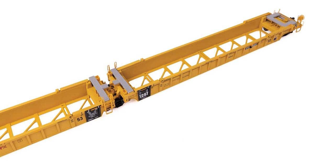 Walthers 910-55828 HO TTX NSC Articulated 3-Unit 53' Well Car RTR #785815