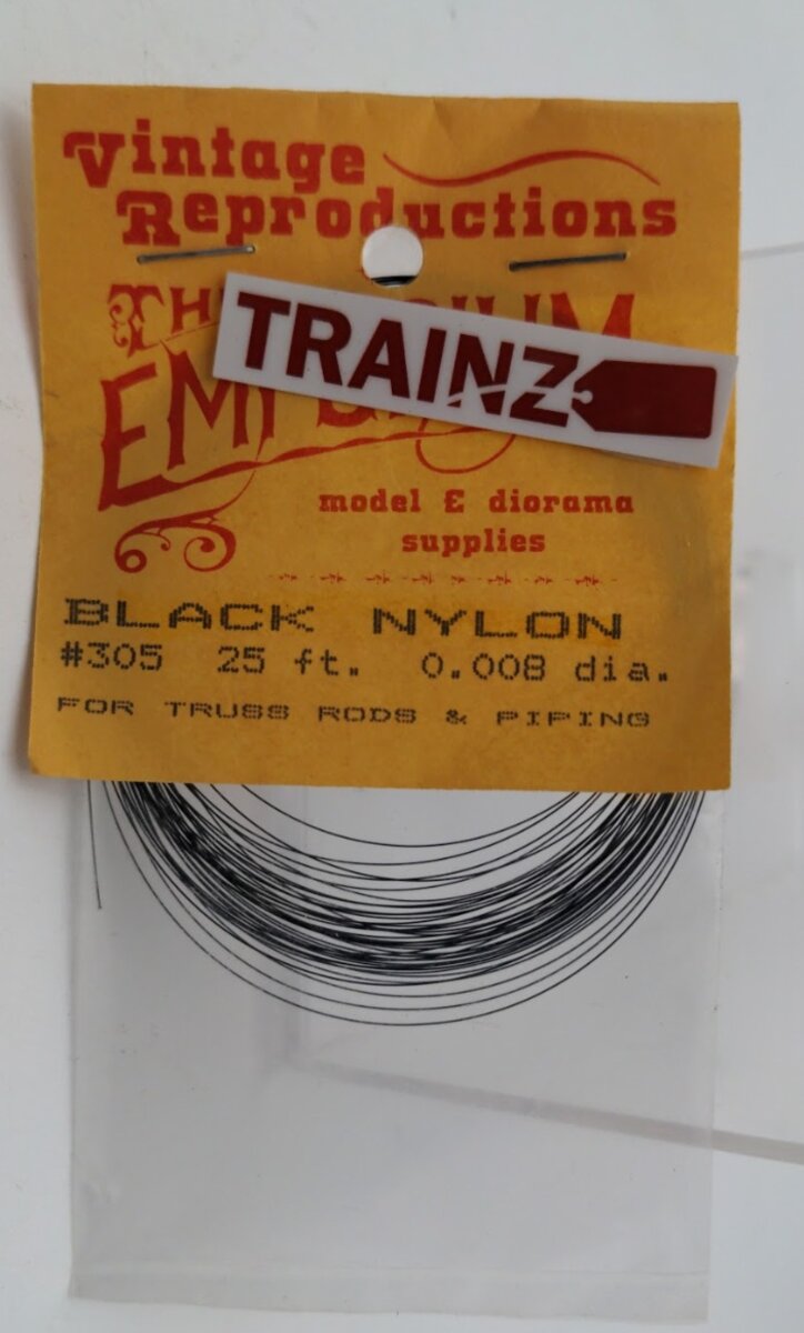 Acme 0305 By The Emporium Black Nylon 25 Foot 0.008 Diameter