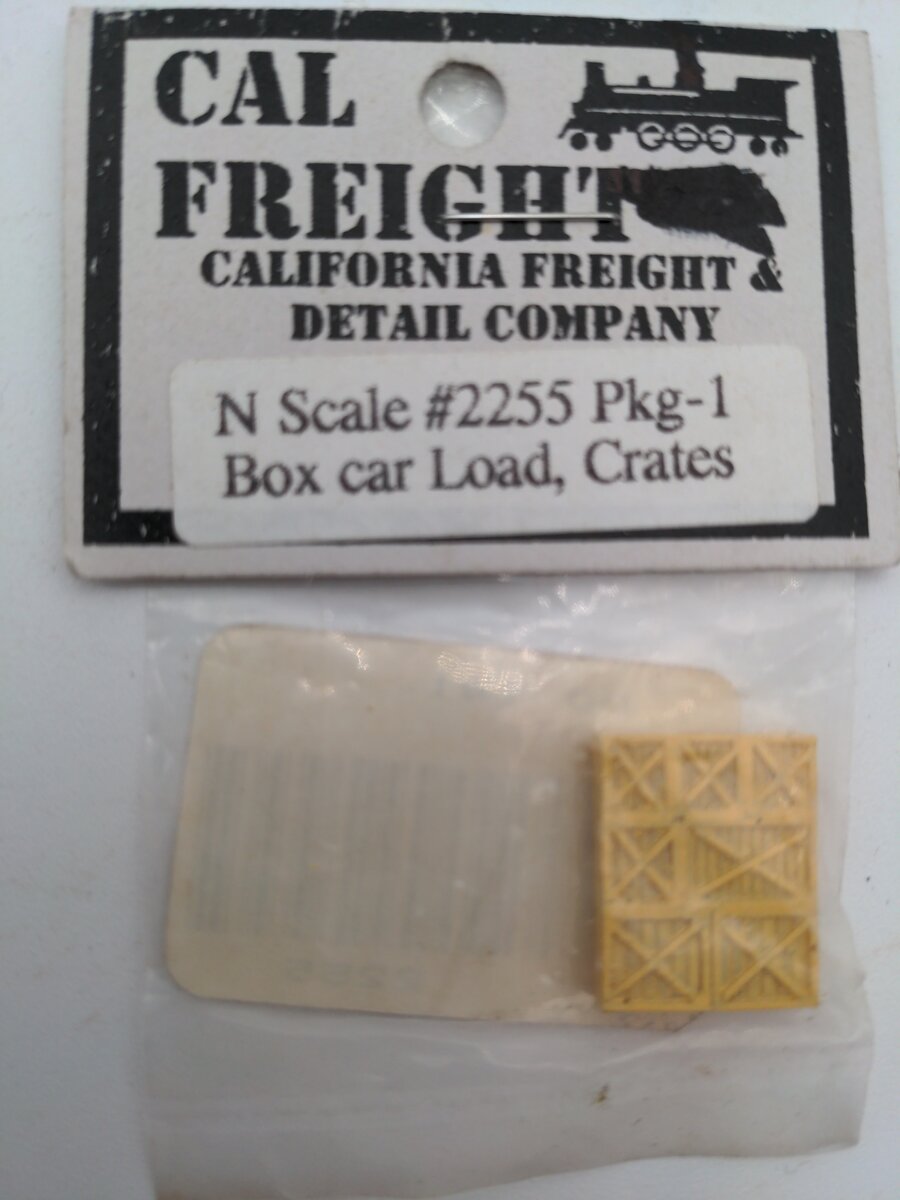 California Freight & Detail 2255 N Box Car Load, Crates Pkg-1