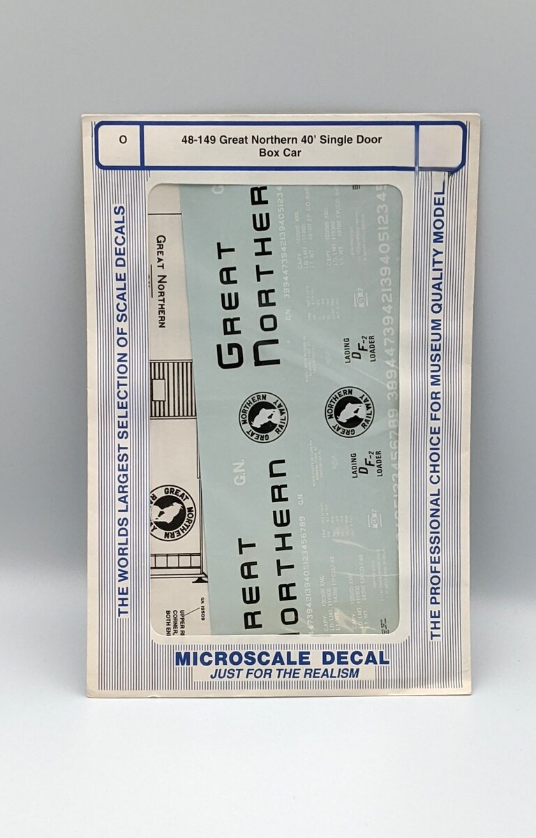 Microscale 48-149 O Great Northern 40' Single Door Box Car