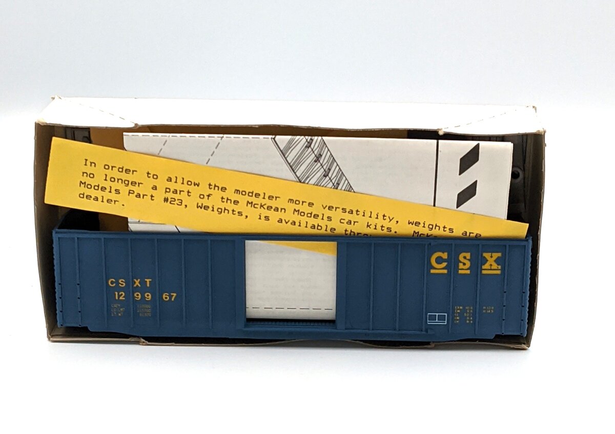McKean 10006 HO CSXT Chessie System 50' SDR Boxcar Kit